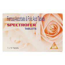 Spectrofer 100mg/1.5mg Tablet 10s