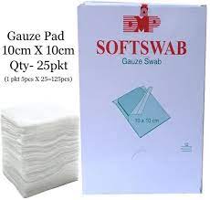 Softswab Gauze Swab 10cm x 10cm X 25s