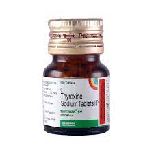 थाइरोक्स 50mcg गोली 100s के बा