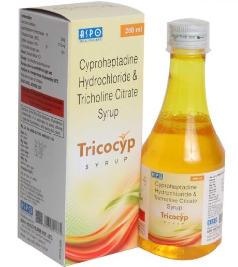 Tricocyp 2mg/275mg Syrup 200ml