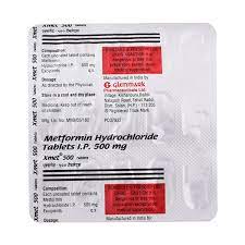X Met 500mg Tablet 15s