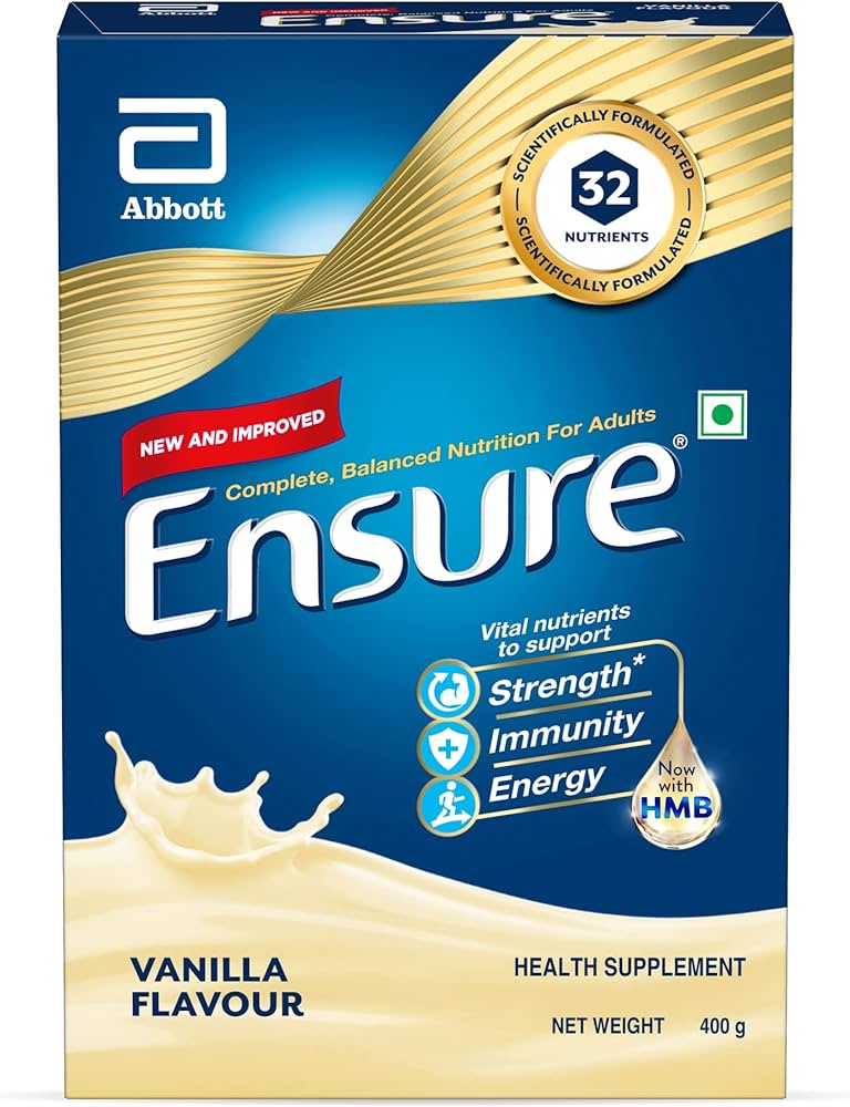 Ensure Complete Balanced Nutrition Drink Adults Vanilla Refill 400gm