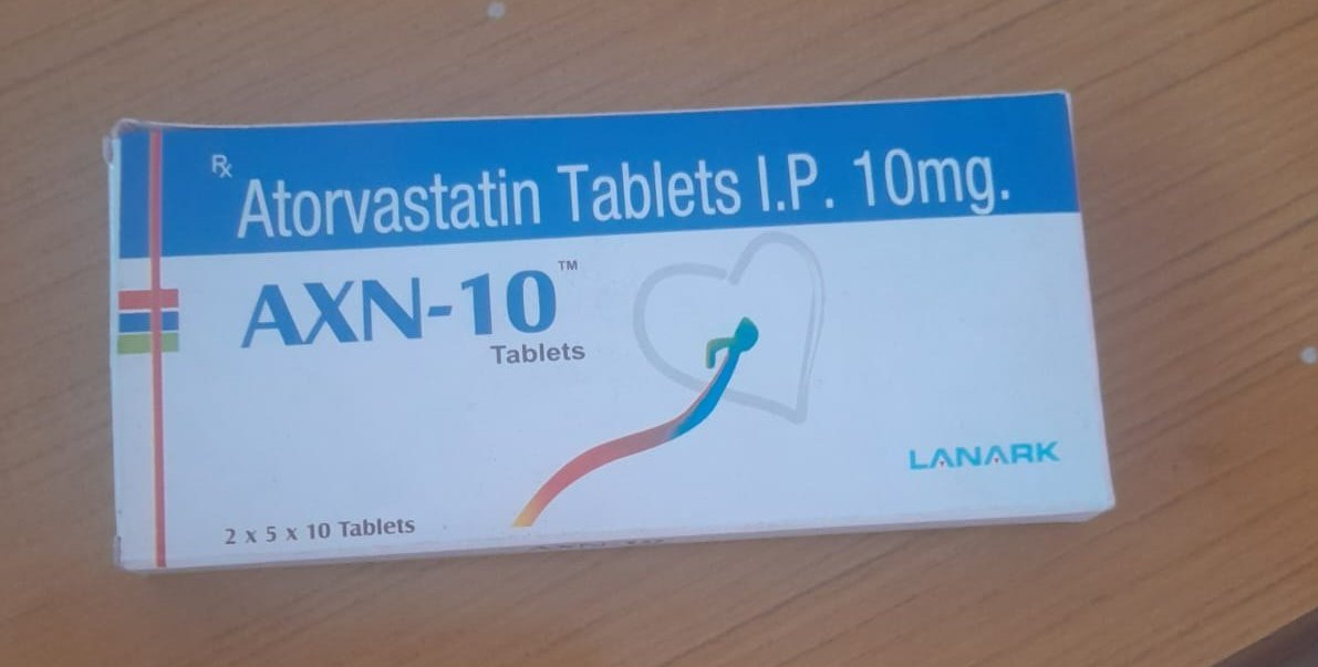 एक्सन 10 मिलीग्राम टैबलेट 10s के बा
