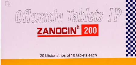 Zanocin 200mg Tablet 10s