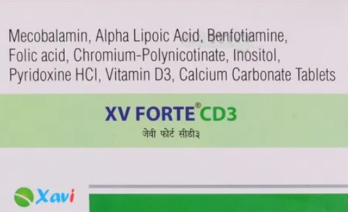 XV फोर्टे सीडी 3 टैबलेट 10s के बा