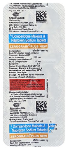 Zerograin Plus 10mg/5mg/325mg Tablet
