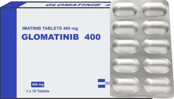 ग्लोमैटिनिब 400 मिलीग्राम के गोली बा
