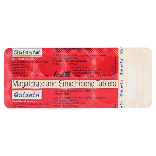 Qulanta 400 mg/20 mg گولی 10s