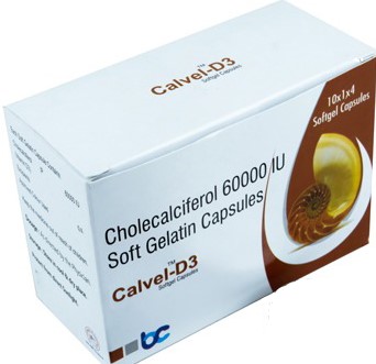 Calvel D3 softgel Capsule 4s