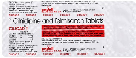 Cilicad T 10mg/40mg Tablet 10s