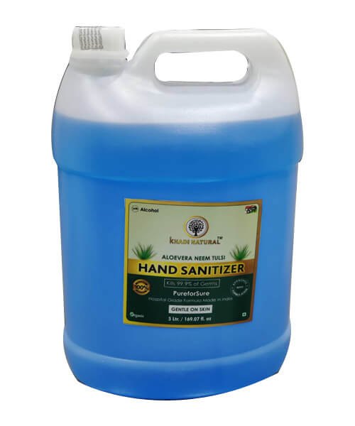 हैंड सेनिटाइजर खादी 5एल