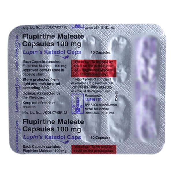 Katadol 100mg Capsule 10s