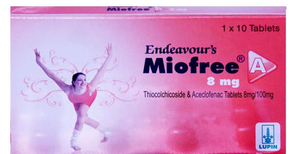 Miofree A 8mg/100mg Tablet 10s