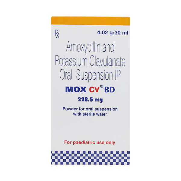Mox CV BD 228.5mg Powder for Oral Suspension 30ml