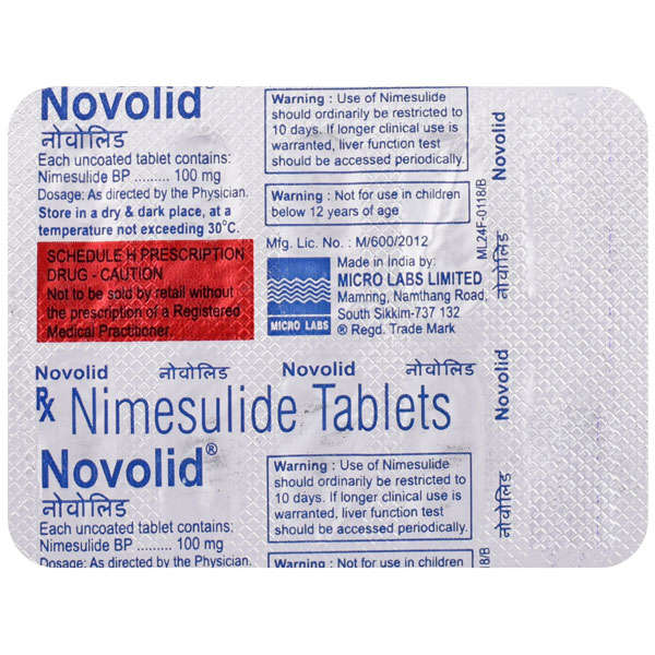 Novolid 100mg Tablet 10s