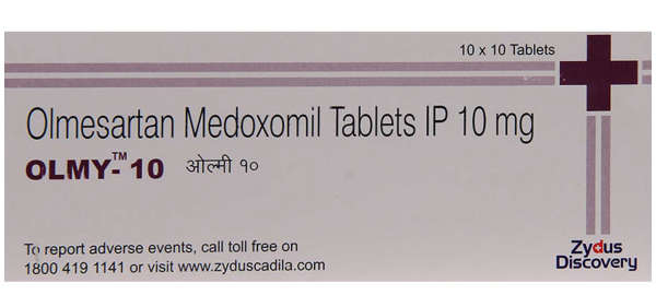 ओल्मी 10 मिलीग्राम टैबलेट 10s के बा