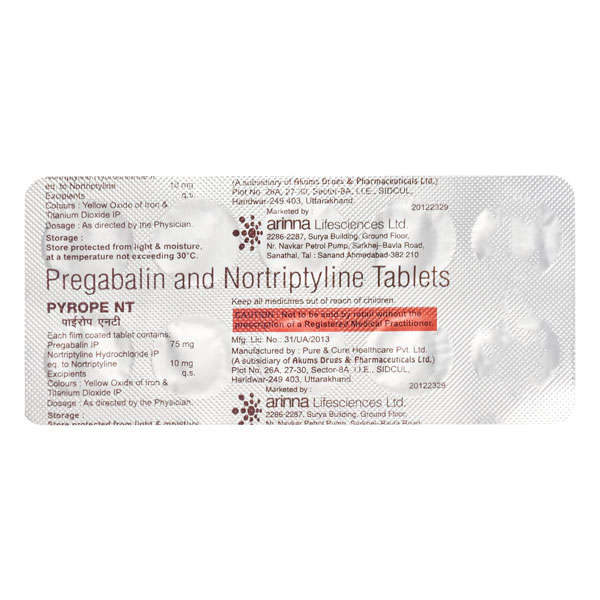 Pyrope NT 75mg/10mg Tablet 10s