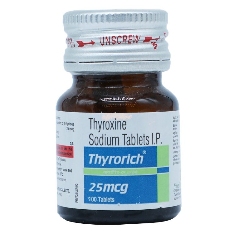 Thyrorich 25mcg Tablet 100s