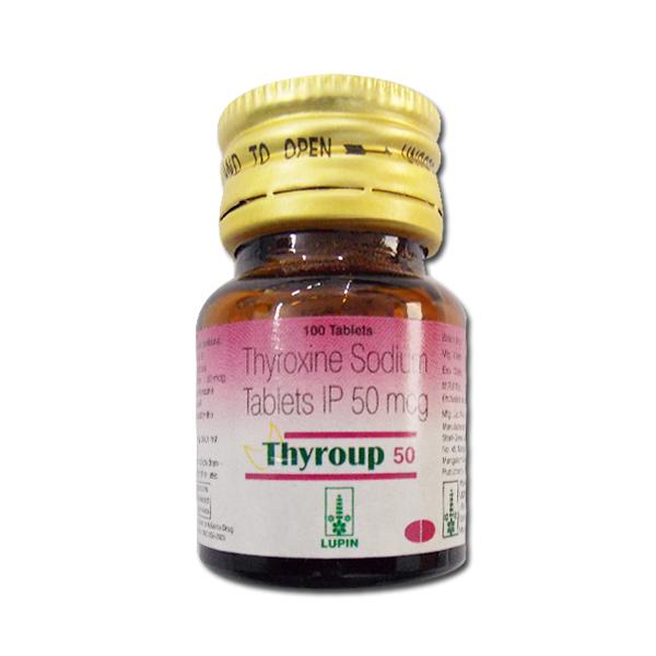 थाइरोप 50mcg गोली 100s के बा