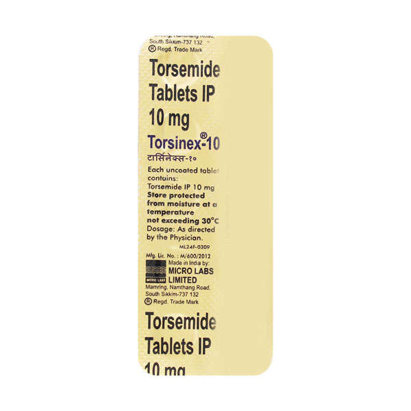 Torsinex 10mg Tablet 10s