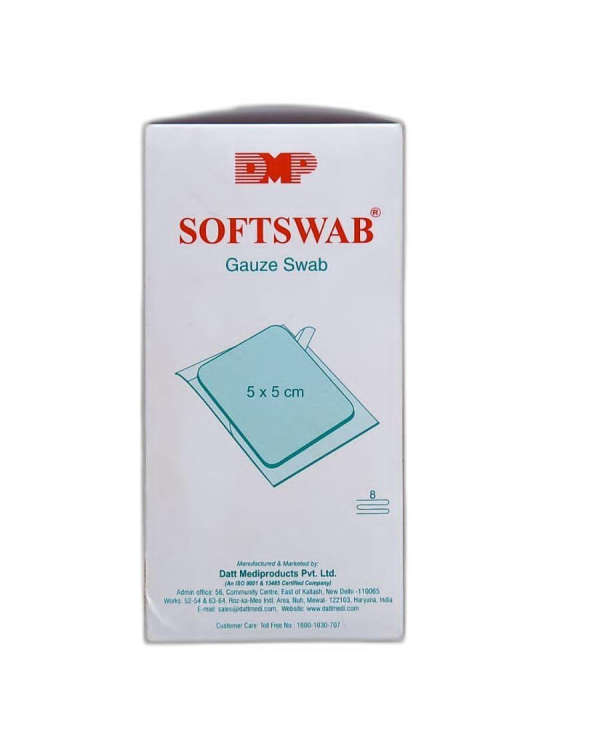 Softswab Gauze Swab 5cmX5CM 8s