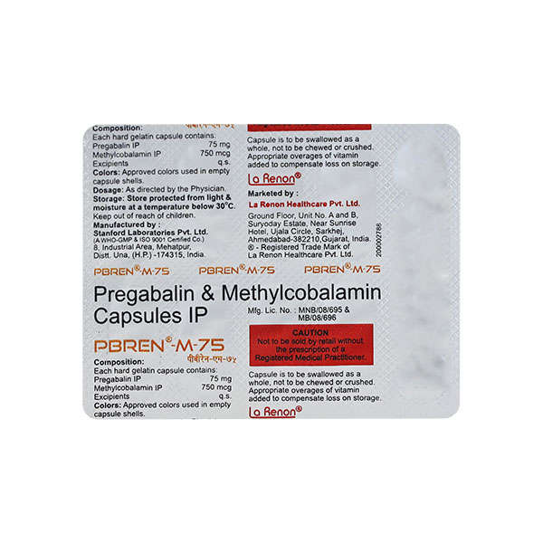 Pbren M 75 Capsule 10s