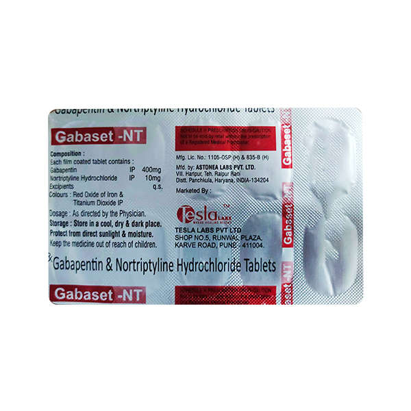 Gabaset NT 400mg/10mg Tablet 10s