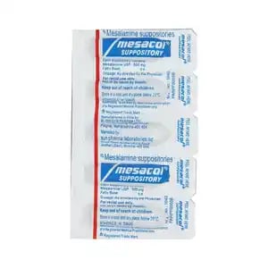 Mesacol 500mg Suppository 5s