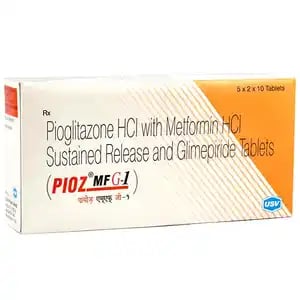 Pioz MF G 1mg Tablet SR 10s