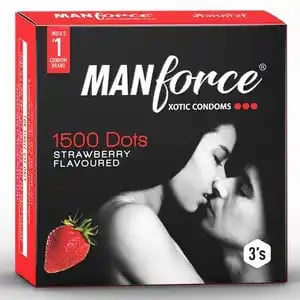 Manforce Strawberry Condom 3s