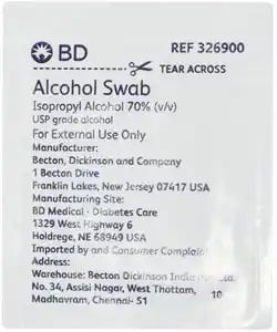 ALCOHAL SWAB 1s