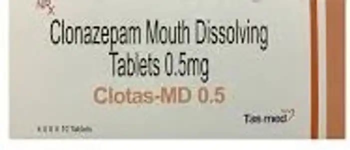 کلوتاس 0.5mg ٹیبلٹ ایم ڈی 15s