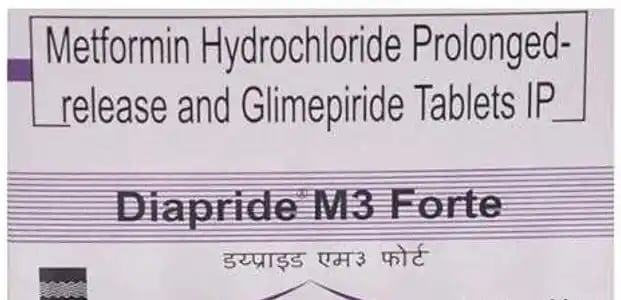 Diapride M3 Forte Tablet SR 10s