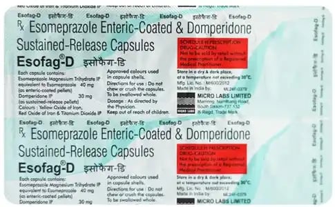 Esofag D 30mg/40mg Capsule SR 15s