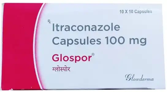 Glospor 100mg Capsule 10s