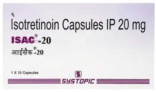 Isac 20mg کیپسول 10s