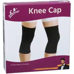 Knee Cap Flamingo M Black 2s