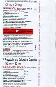 Pbren D 50mg/20mg Capsule 10s
