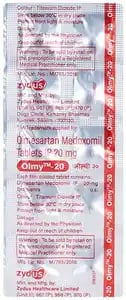 Olmy 20mg Tablet 10s