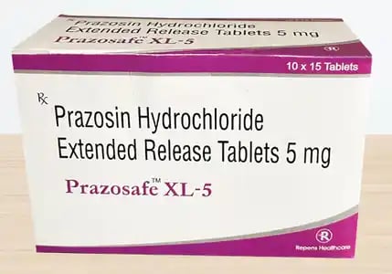 Prazosafe 5mg Tablet XL 10s