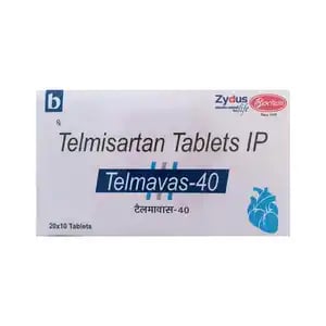Telmavas 40mg Tablet 10s