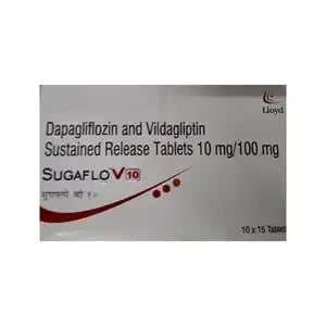 Sugaflo V 10mg/100mg Tablet 15s
