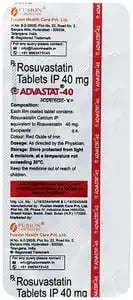 Advastat 40mg Tablet 10s