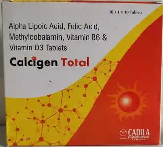 कैल्सीजन कुल गोली 10s के बा