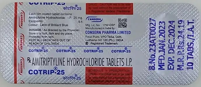 Cotrip 25mg Tablet 10s