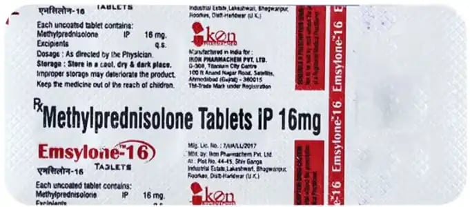 Emsylone 16mg Tablets 10s