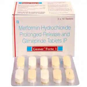 Gemer Forte 1mg Tablet PR 10s