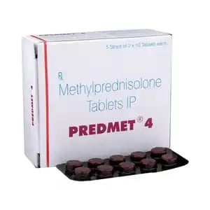 प्रेडमेट 4mg टैबलेट 10s के बा