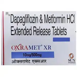 ऑक्सरेमेट 10mg/500mg टैबलेट एक्सआर 7s के बा