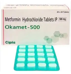 Okamet GM 2mg/500mg Tablet PR